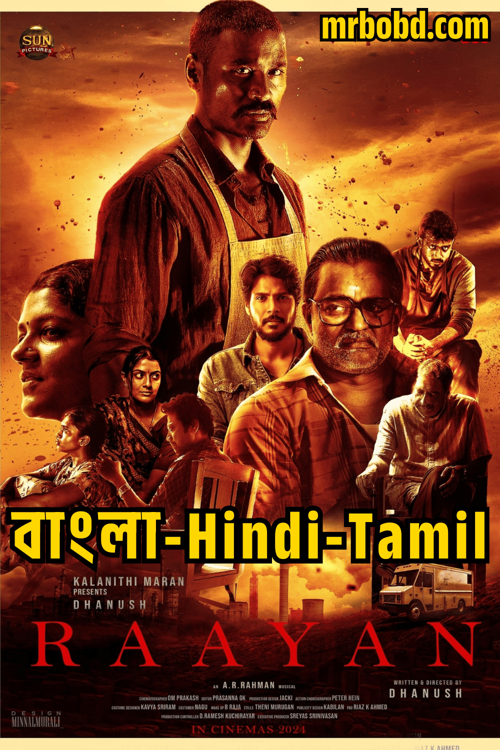 Raayan (2024) Bangla/Hindi/Tamil – Full HD – Full Movie Download & Watch FREE – .