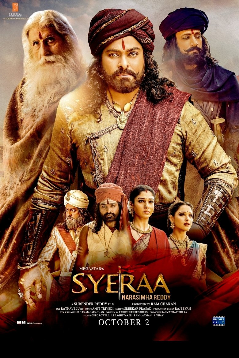 Sye Raa Narasimha Reddy (2019) Hindi – WEB-DL H264 AAC 1080p 720p 480p Download & Watch FREE