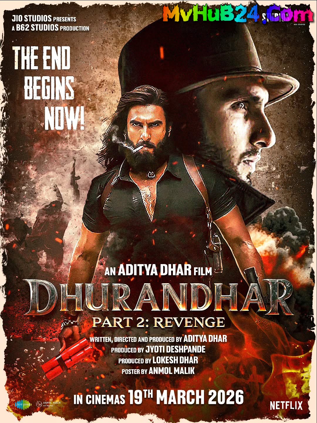 Dhurandhar The Revenge 2026 Hindi (Cleaned) 1080p | 720p | HQ HDTC x264 — MvHuB24.Com